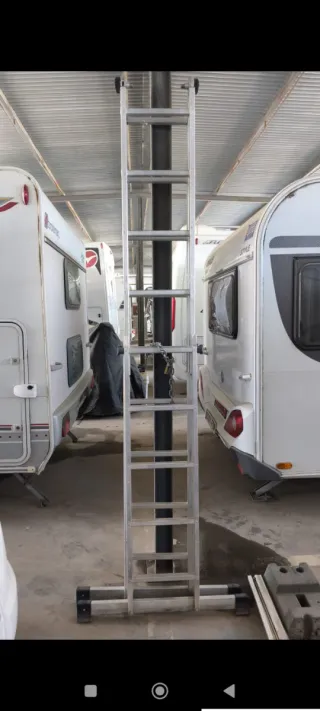 Escalera telescopica Tijera Aluminio