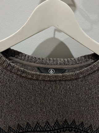 Jersey Volcom Gris Talla S Hombre