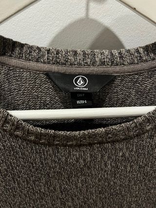 Jersey Volcom Gris Talla S Hombre