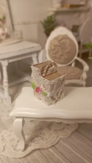 Coppia Libri Miniatura Shabby 1:12