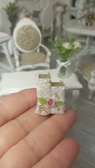 Coppia Libri Miniatura Shabby 1:12