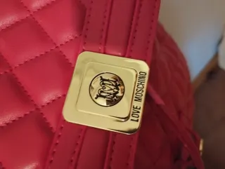 Zaino Love Moschino trapuntato rosa