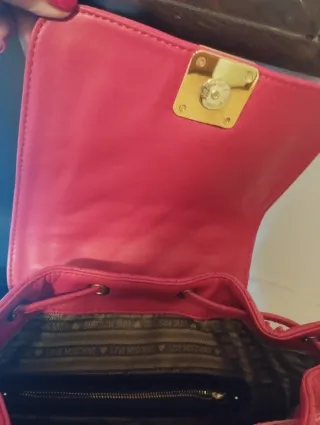 Zaino Love Moschino trapuntato rosa