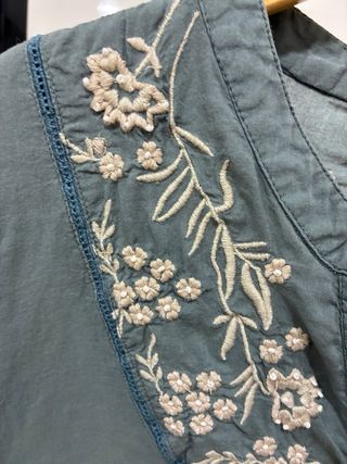 Blusa Flamenco bordada Talla XL