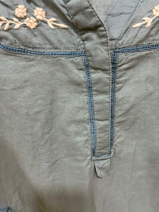 Blusa Flamenco bordada Talla XL