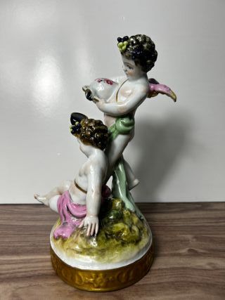 Figura Salvador Mallol - Baco con querubín