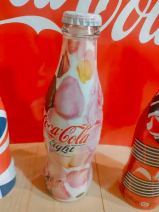 Lotto 3 bottiglie Coca Cola