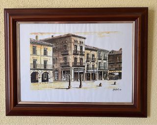 Conjunto 6 cuadros Medina del Campo