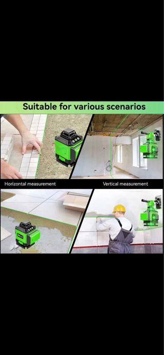 Nivel Láser 4D 16 Líneas Verde