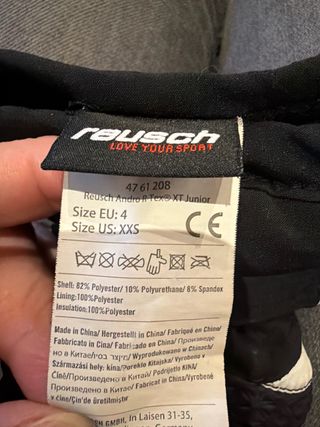 Guantes de esquí Reusch para niñ@ Talla xxs