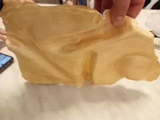 Vassoio in gesso artigianale