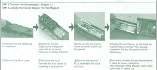 KATO EM13 29-351 DCC Decodificador de motor