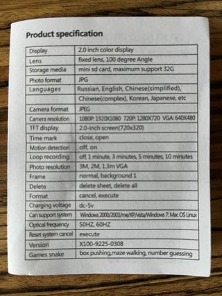 Cámara Fotos y Vídeo Infantil