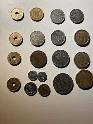 Lote monedas España Pesetas