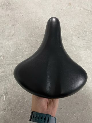 Sillín bicicleta con tija 25,4 mm