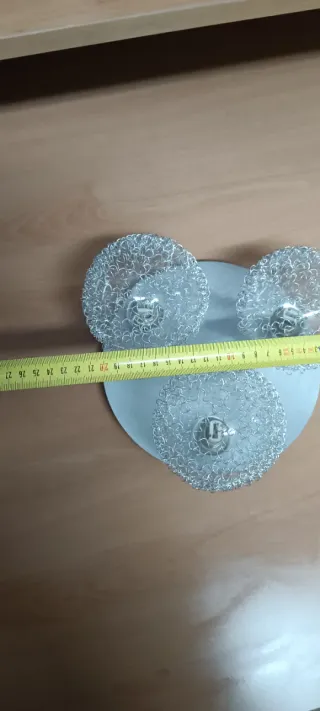 Lámpara de techo moderna 3 esferas