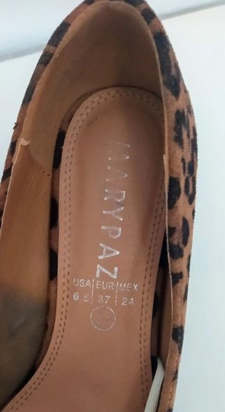 Zapatos tacón animal print