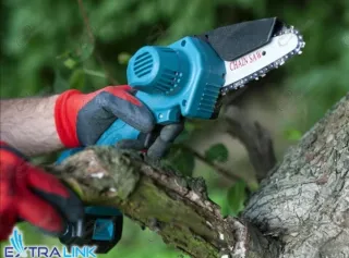 Mini Motosega a 2 Batteria +valigia elettrosega