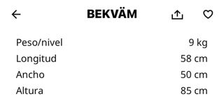 Carrito auxiliar cocina madera abedul