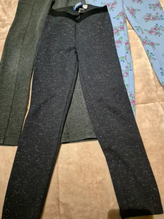 Lote leggins niña talla 7-8 años