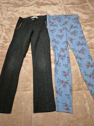 Lote leggins niña talla 7-8 años