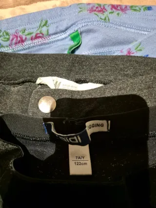 Lote leggins niña talla 7-8 años