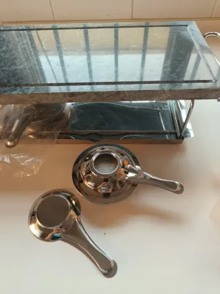 Piastra in pietra con bruciatori