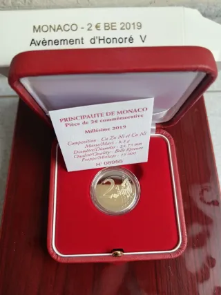 Mónaco 2019 Proof Moneda