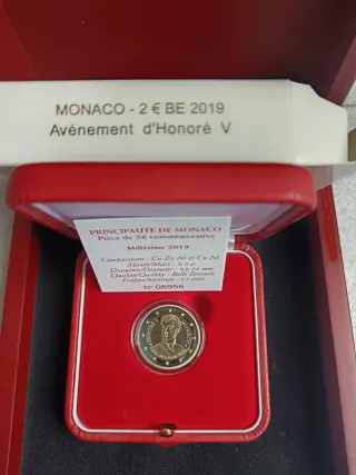 Mónaco 2019 Proof Moneda
