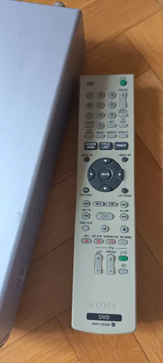 Grabadora DVD Sony Plata/Negro