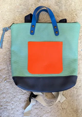 Mochila Daniel Chong Azul y Verde