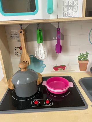 Cocina de juguete de madera
