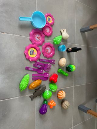 Cocina de juguete de madera