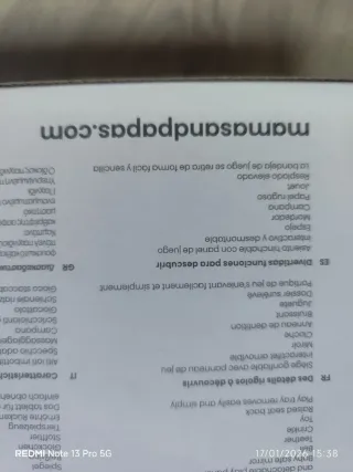 Cojín de actividades para bebé Mamas & Papas