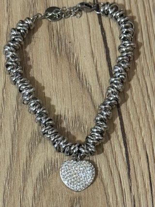 Bracciale con ciondolo a cuore