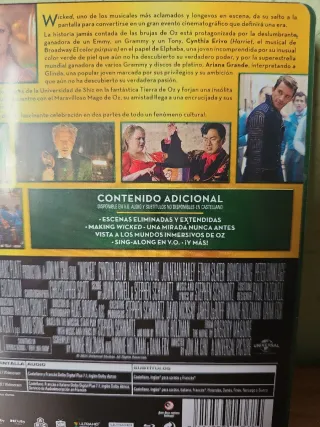 Wicked Steelbook Edición Limitada 4K UHD Blu-ray