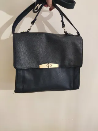 Bolso maletín bicolor