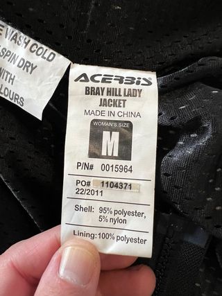 Chaqueta Moto Mujer Acerbis