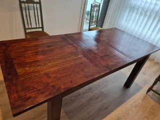 Mesa de comedor extensible madera