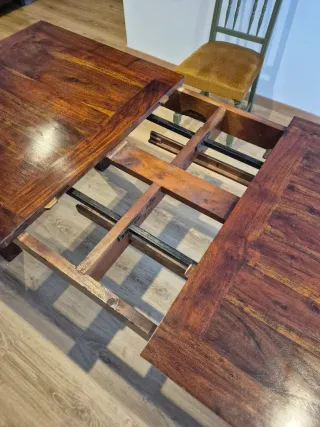 Mesa de comedor extensible madera