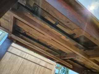 Mesa de comedor extensible madera