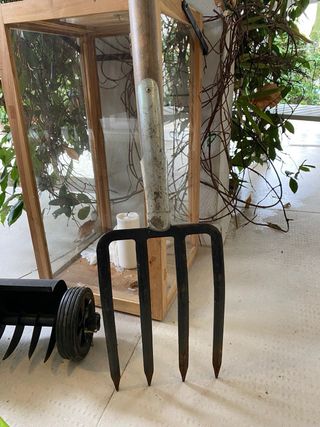 Herramientas de Jardinería: Rastrillo, Esparcidor