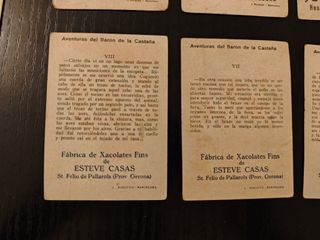 7 cromos El barón de la castaña