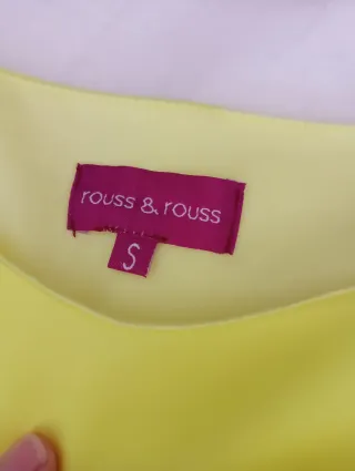 Vestido asimétrico amarillo