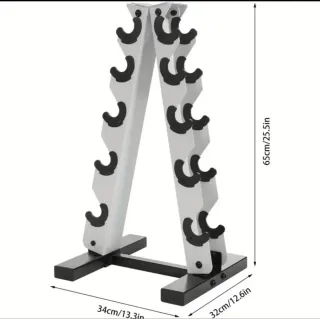Supporto verticale per manubri nuovo