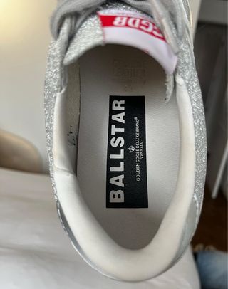 Zapatillas Golden Goose Plata y Blanco