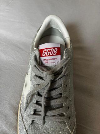Zapatillas Golden Goose Plata y Blanco