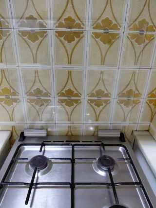 Cocina Schneider 4 fuegos y horno a gas