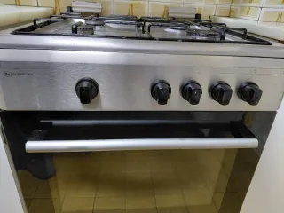 Cocina Schneider 4 fuegos y horno a gas