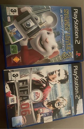 Stuart Little 3 y FIFA 06 PS2